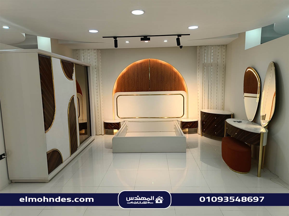 غرف نوم بيضاء كاملة